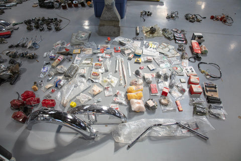 Huge lot of Honda S90 Parts new and used #0428