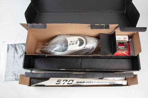 Goblin SAB 570 Electric RC Helicopter (White) #0687
