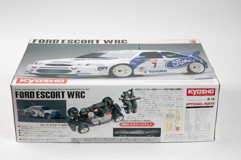 Vintage Kyosho Ford Escort WRC RC 1/10 Engine Powered Rally Car Series QRC-SV 4wd #0747