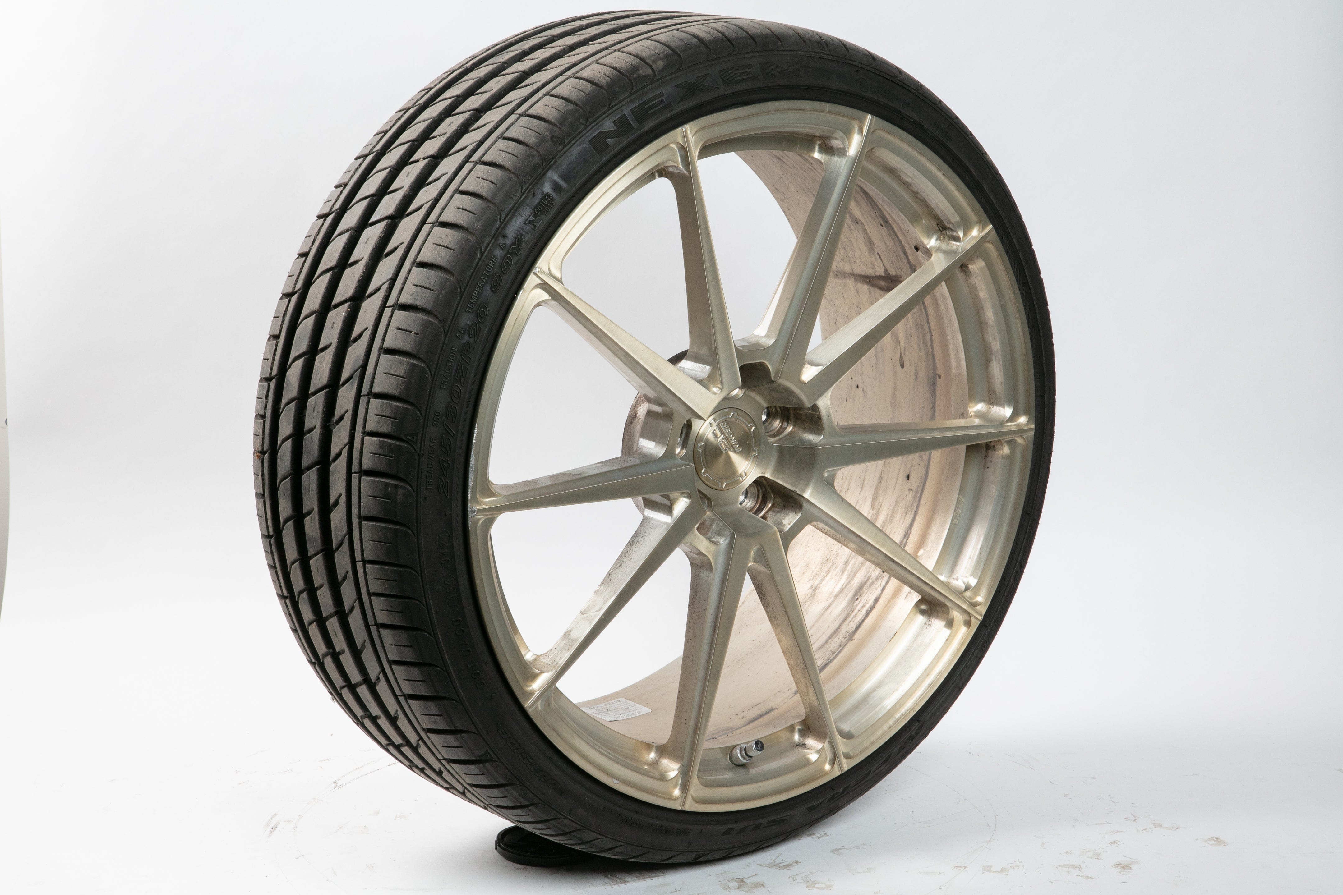 BC Forged 20" Wheels Royal Gold with Tires (used) #0766