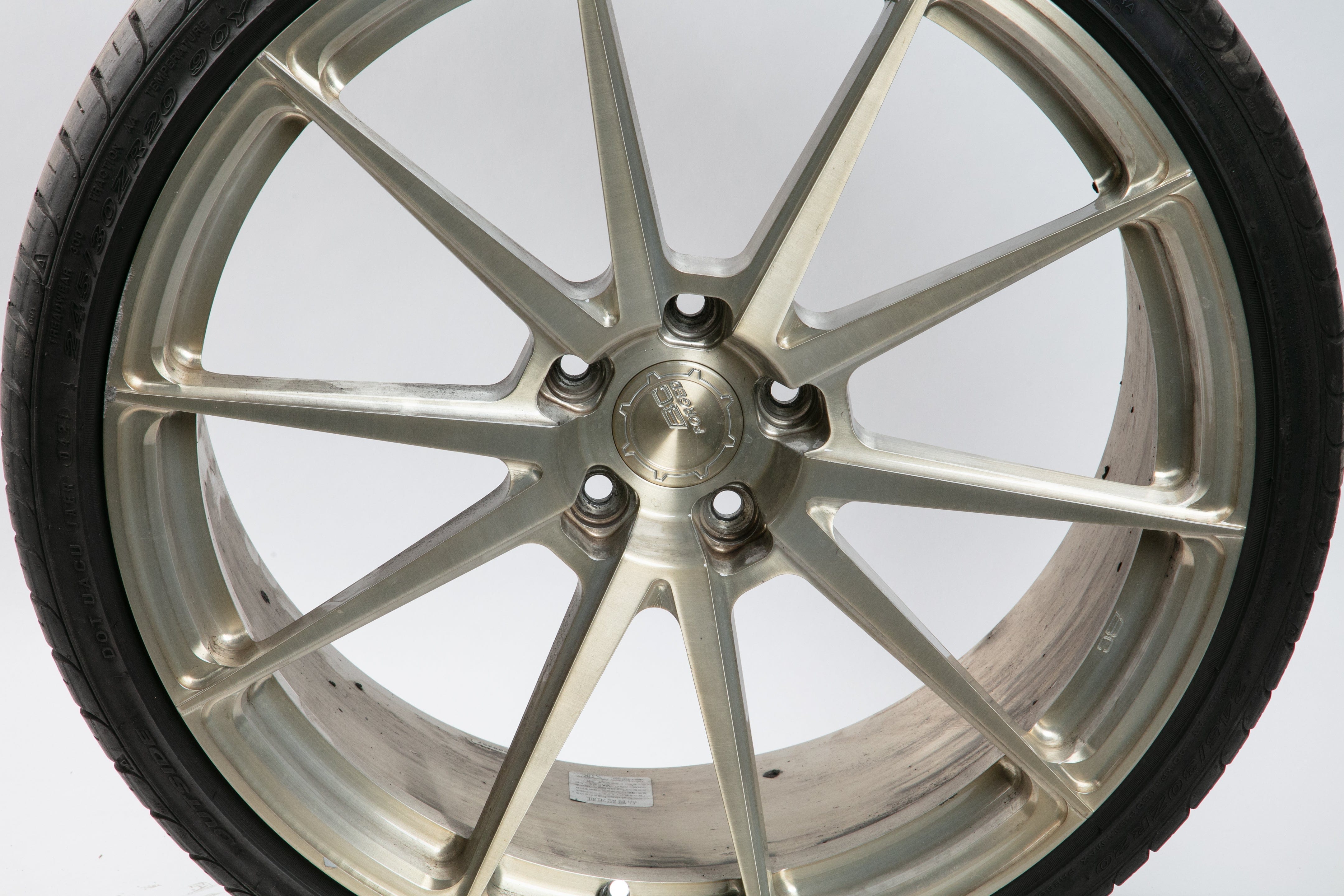 BC Forged 20" Wheels Royal Gold with Tires (used) #0766