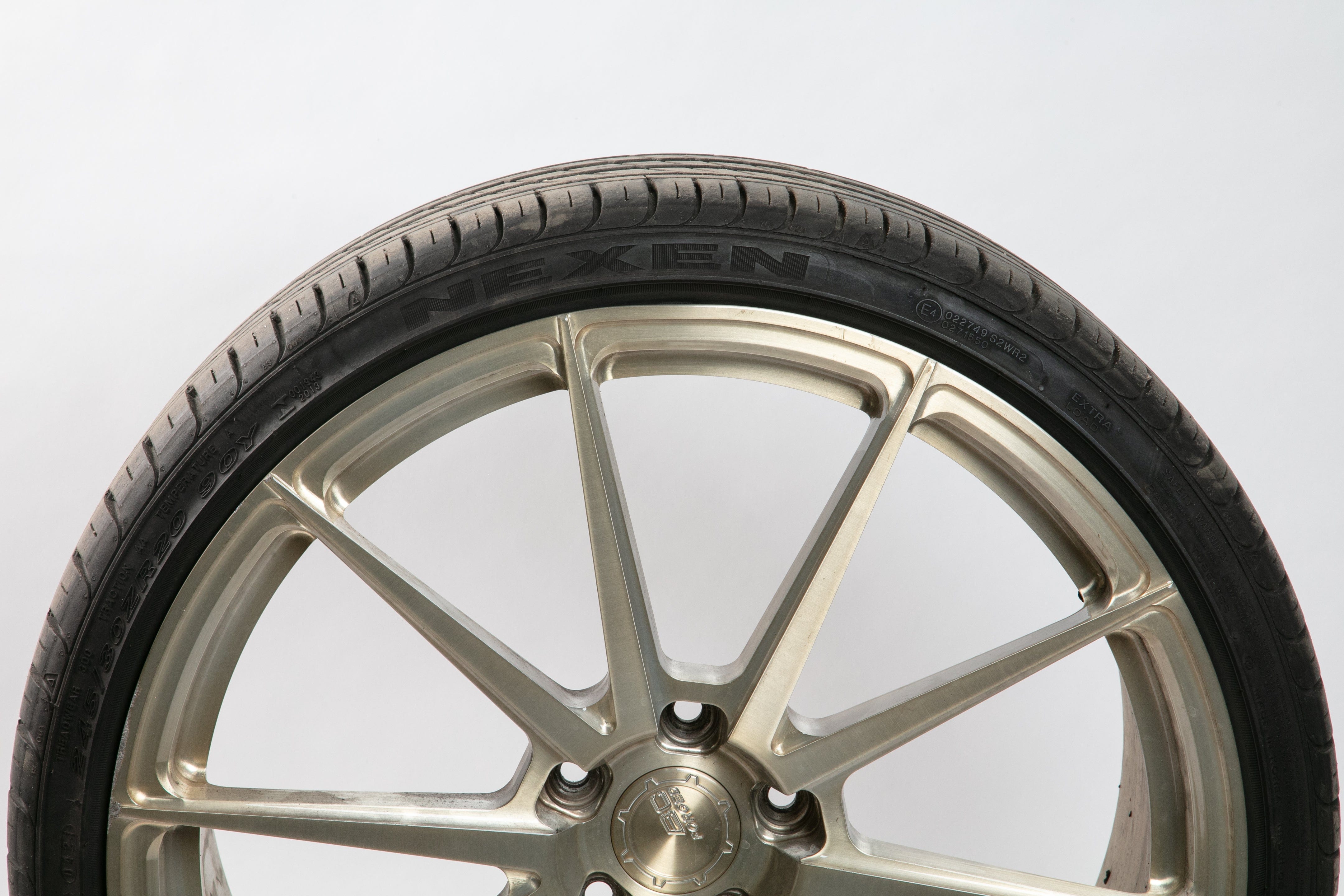 BC Forged 20" Wheels Royal Gold with Tires (used) #0766