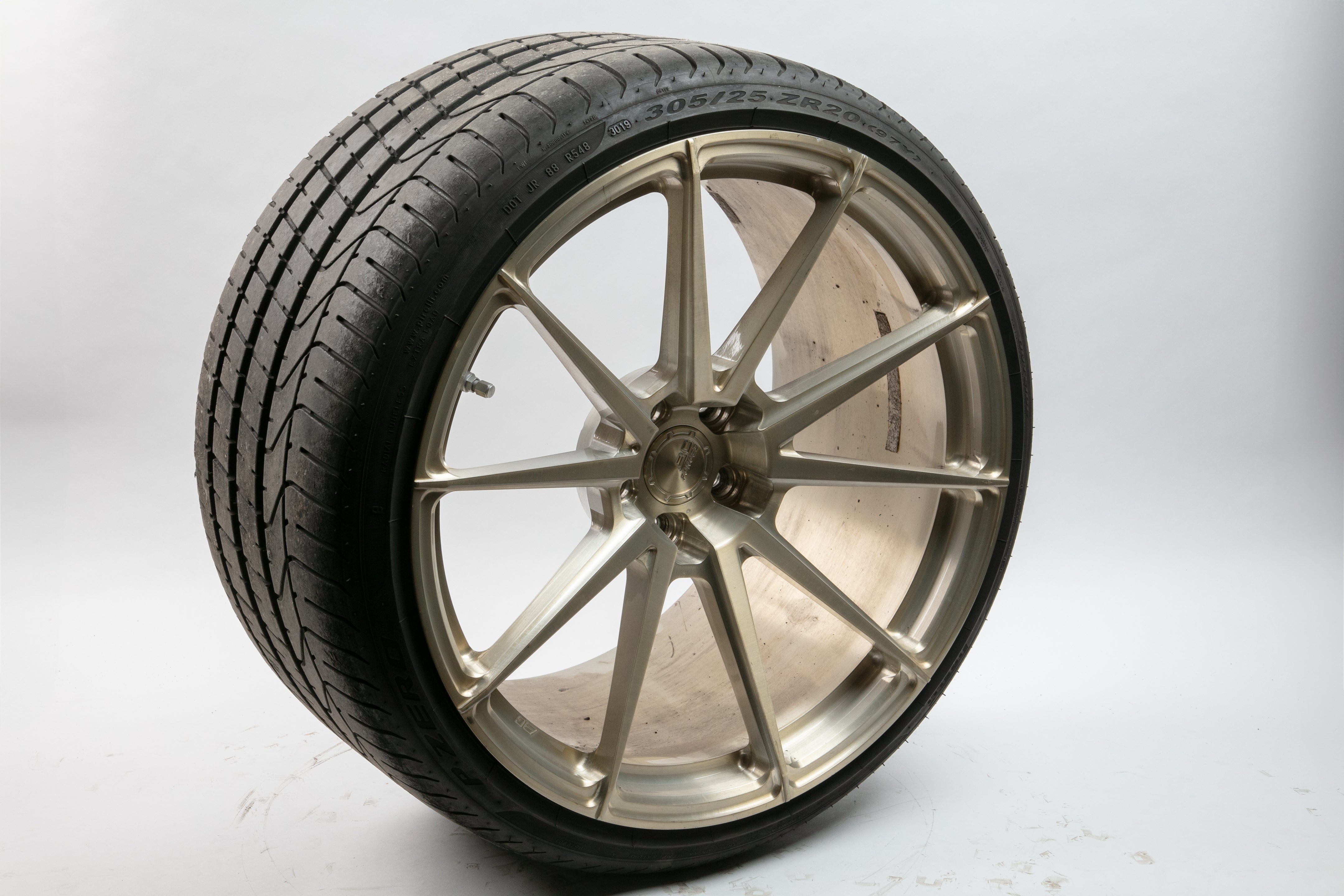 BC Forged 20" Wheels Royal Gold with Tires (used) #0766