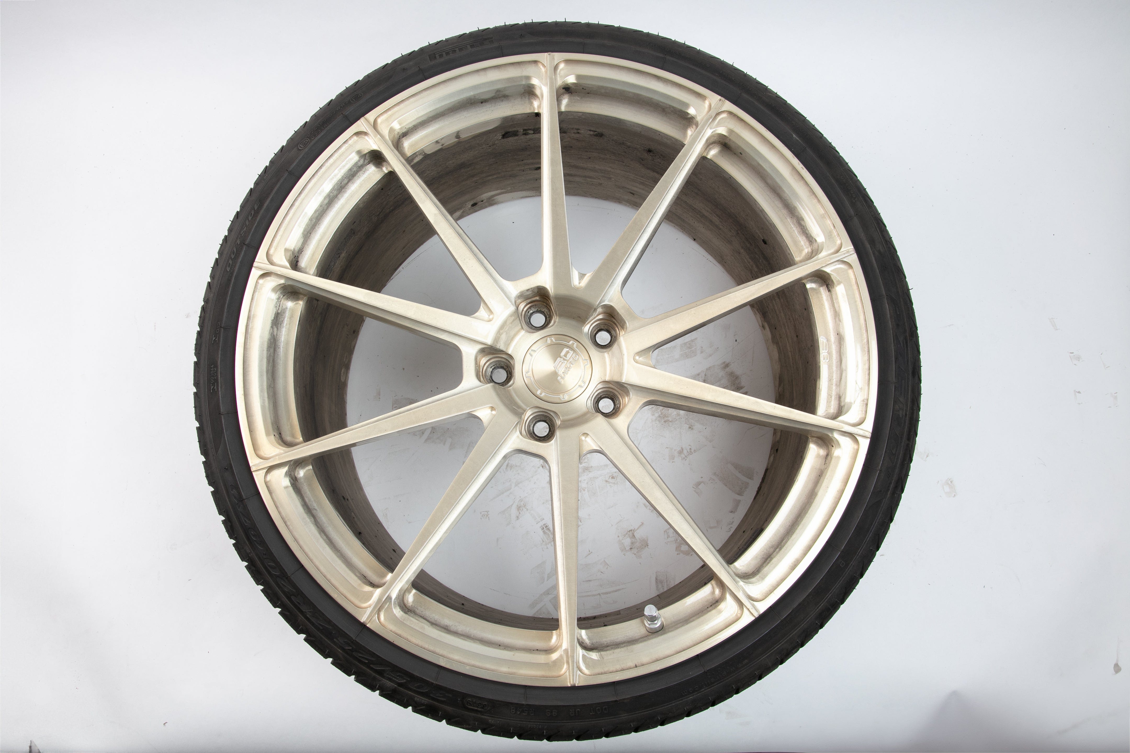 BC Forged 20" Wheels Royal Gold with Tires (used) #0766