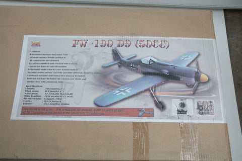 ESM Focke-Wulf FW-190 D9 RC Plane Model Kit #0660