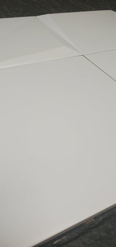 Inedita 3D Tile 10x10 Noudel L Matt White #0216