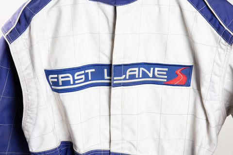 Fast Lane Kart Racing Suit Size Men's Large (Used) #0543