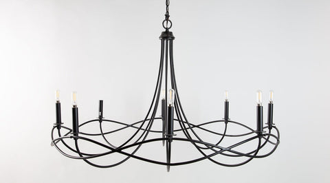 Sonnet 44 Inch 8 Light Chandelier by Capital Lighting Fixture Company (used) #0467
