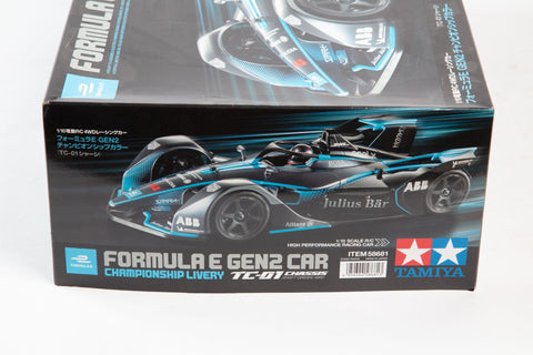 Tamiya Formula E Gen2 Car 1/10 RC 4wd Model #0632