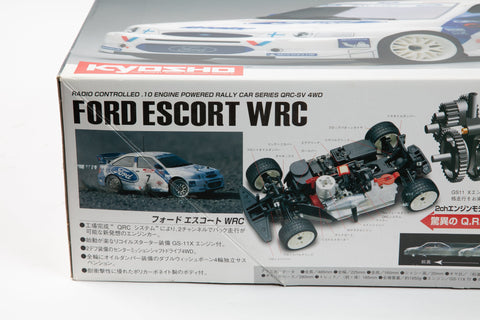 Vintage Kyosho Ford Escort WRC RC 1/10 Engine Powered Rally Car Series QRC-SV 4wd #0747