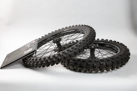 KKE 18/21 Surron Ultra Bee Wheel upgrade, Tires, and Sprocket (new) #0764