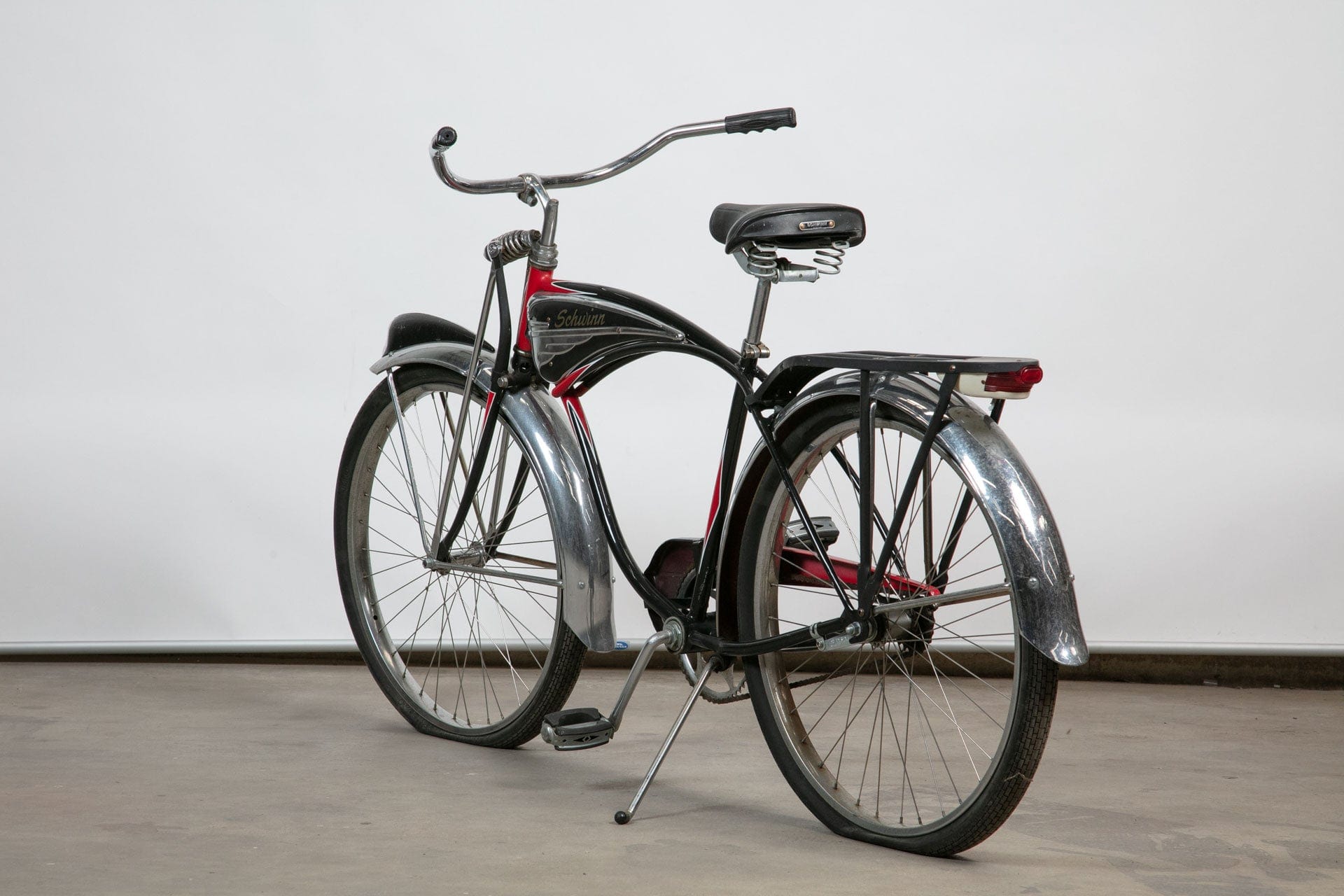 schwinn black phantom bicycle 1/6 No Reserve: 1953 Schwinn Black