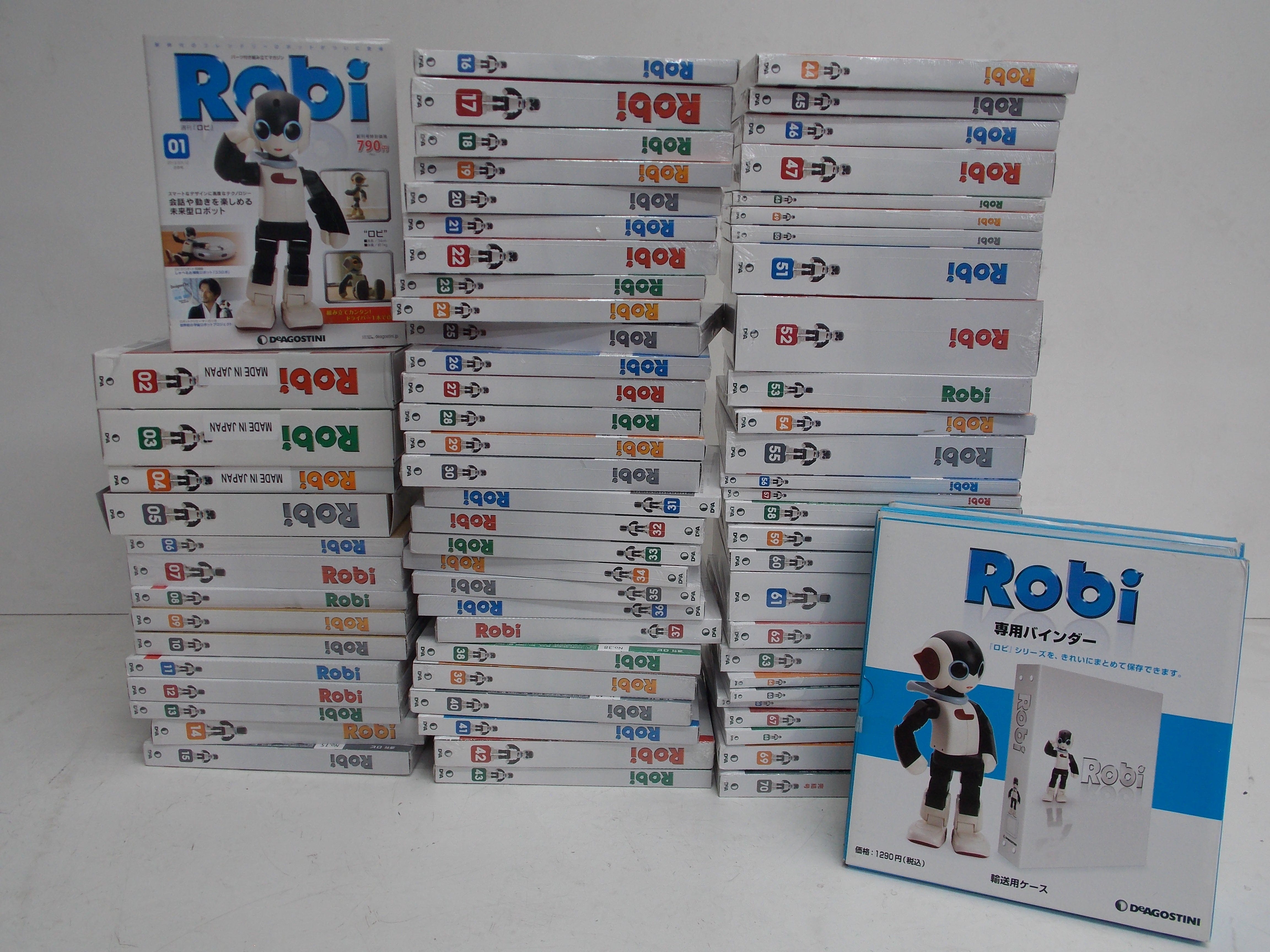 DeAGOSTINI Weekly Robi 1-70 Complete Set Robot Not assembled Model Kit New #0304*